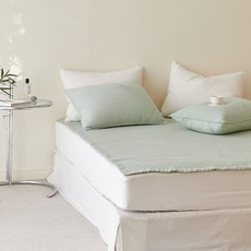 The maison 素色薄被兼薄墊, 灰薄荷