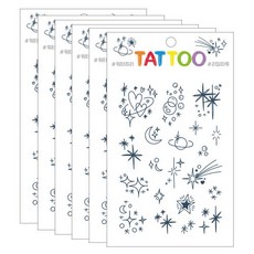 Petit 迷你刺青 TS009, 流星, 6個