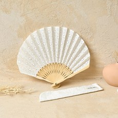 Modern House 涼爽的竹扇, 1個, 象牙白