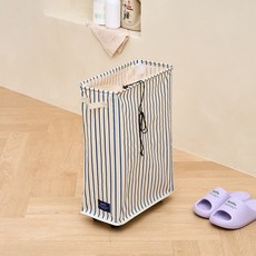 Modern House 附輪方便移動洗衣籃 42L-STF, 藍色