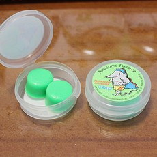 游泳耳塞 綠色 2入, 1個