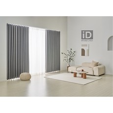 ID 奢華記憶窗簾組, 灰色