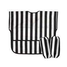 DEOHAEPI 兒童條紋防水短袖藝術禮服腰帶套組 02, 黑色