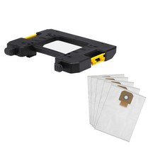 DEWALT 得偉 除塵器 Tistech 連接適配器 DWV9500 + 真空過濾器 DWV9402 5 件套, 1套