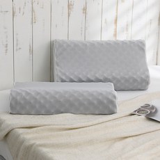 Ishur 伊舒爾 石墨烯乳膠枕 顆粒按摩型, 灰色, 1件