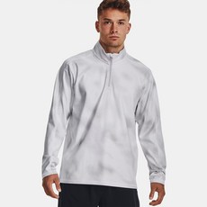 Under Armour 安德瑪 男款 UA Meridian 印花 1/4 拉鍊合身衫 1380984-100