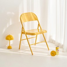 샤바스 스칸디나 S4 비비드 체어, 옐로우, 1개