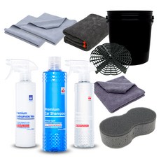 BINDER 洗車用品基礎版 9件組, 1套