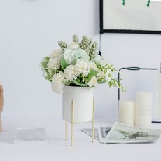 GAPANG 花瓶花束 TESI004 No.08, 白色的