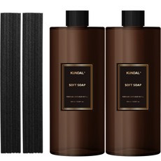 KUNDAL 昆黛爾 家用淨化空氣香薰擴香瓶組, Soft Soap, 1組