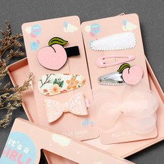 Bidan Gil Peach Bunny髮夾 7種組