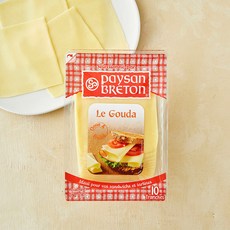 페이장브르통 고다 슬라이스 치즈, 16g, 1개, 10개입