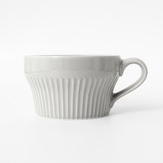 LOKO LIVING 奧森拿鐵馬克杯 350ml, 1個, 灰色