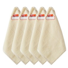 30支棉交通工具刺繡掛耳毛巾, 5個, 黃色消防車