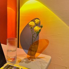 彩色壓克力造型花瓶, 混色