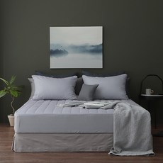 taccatacca 素色超細纖維絎縫床墊套