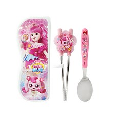 LE BARN 收服!迷你寶雙手訓練餐具盒組, 混色, 湯匙+學習筷+盒子