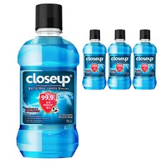 Close up 活性留蘭香香味漱口水, 4個, 770ml