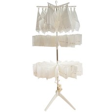 Lifesalim Rinble 嬰兒衣物圓形曬衣架, 白色, 1個