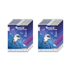 ibis 男童用國小1-2年級日記本 寬格, 10個, 太空人