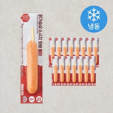 방탄푸드 닭가슴살 소시지 핫바 불닭 (냉동), 70g, 16개