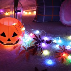 VISANG Lucy RGB 聲控聖誕櫻桃露營燈串派對燈 33燈 5m, 1個