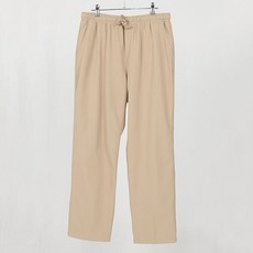 플레이즈 남성용 본딩기모 스트링 밴딩 스탠다드 일자 면팬츠