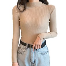 오늘의공감 여성용 긴팔 니트