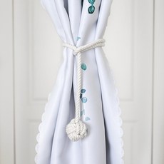 編繩窗簾掛繩 D, 單色, 2個