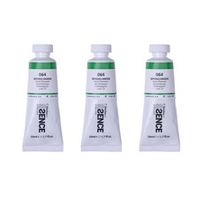 신한에쎈스 아크릴 컬러 물감 Tube A 시리즈 스프링 그린 3p, 1색, 50ml
