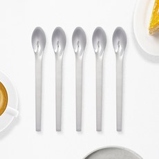 RAONNURI Zen 304全不鏽鋼茶匙, 銀色, 5個