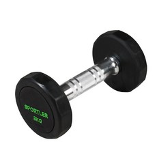 sportler PEV 12角啞鈴 3kg, 1個