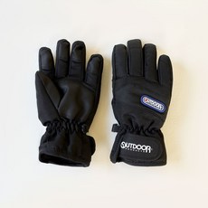 戶外用品 兒童魔鬼氈防水滑雪手套