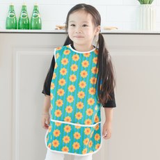 BEBE CHOUETTE 兒童圖案一體式無袖美術罩衫