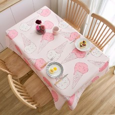 La Flenne 北歐風2 廚房餐桌布, D款, 4人用(140 x 180 cm)