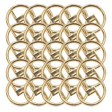 ButtonKing 服裝輔料 高級大衣西裝開襟衫電鍍鈕扣 格子帶腳 21mm, 25個, 金色