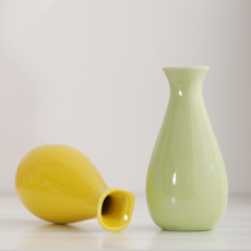 Lalahome Objet 北歐陶瓷花瓶 2入組, 隨機出貨