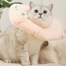 요기쏘 강아지 고양이 물개 넥카라, 핑크, 1개