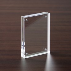 morningscent 壓克力磁吸相框, 1個, 透明