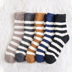 ROJI 줄무늬 데일리 수면양말 세트 (5개1세트)