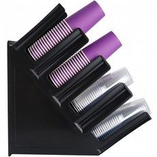 Café de Amor 4格杯子分杯器, 黑色的, 1個