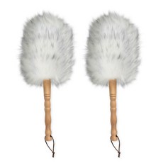 柔軟羊毛迷你撣子 wa049, 混色, 2個