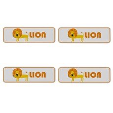 큐트 애니멀 규조토 코스터 B29 4p, 타입 6