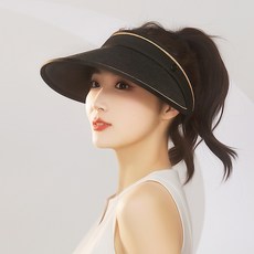 수스다 이츠굿텐 여성용 썸머 내추럴 밀짚 라탄 썬바이저 햇빛가리개