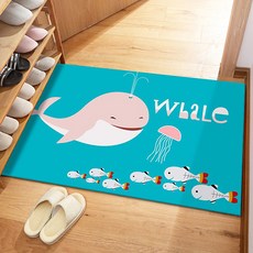 만화 그리고 사랑 캐릭터 주방 욕실 발매트, 21