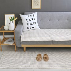 My Sense 泡泡紗格紋沙發墊