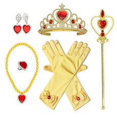 Miimii Party 公主皇冠寶石飾品套組, 1套, 黃色