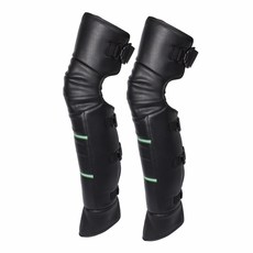 액티브 방한 오토바이 무릎 보호대 버클형 35 x 70 cm, 혼합색상, 2개