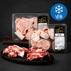전통참한우 건강곰탕 세트 사골 2kg + 잡뼈 2kg + 우족 2kg + 꼬리반골 2kg (냉동), 1세트