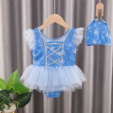 Bebeniz 女童雪花圖案泳裝組